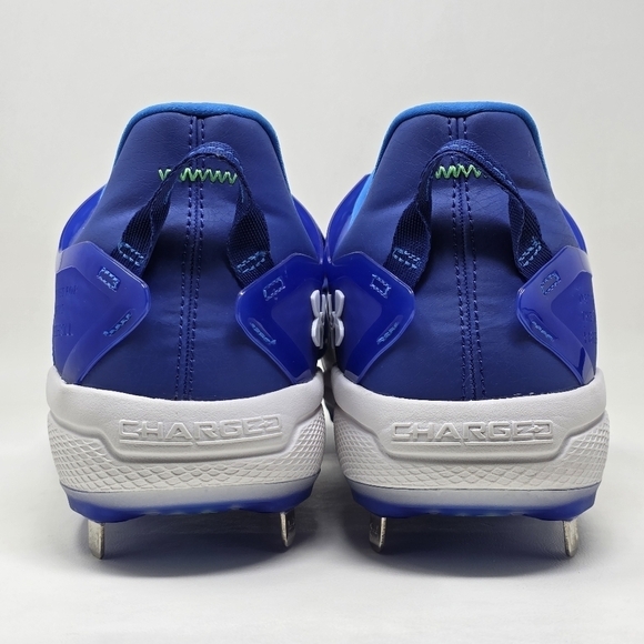 Under Armour 3025592-400 Yard Low Baseball Metal Cleats Blue White Size 15 New main image 10